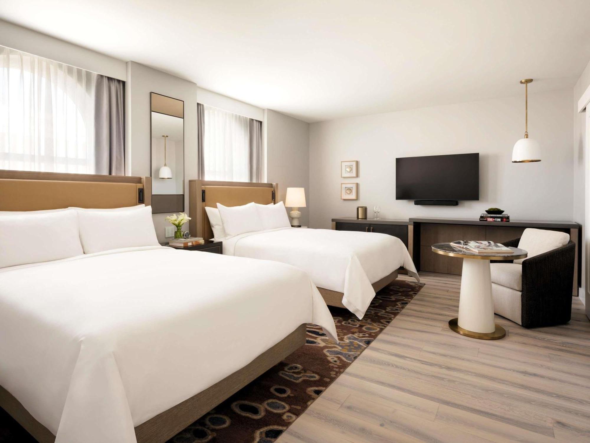 Fairmont Room Two Queen Beds City View Hearing Access