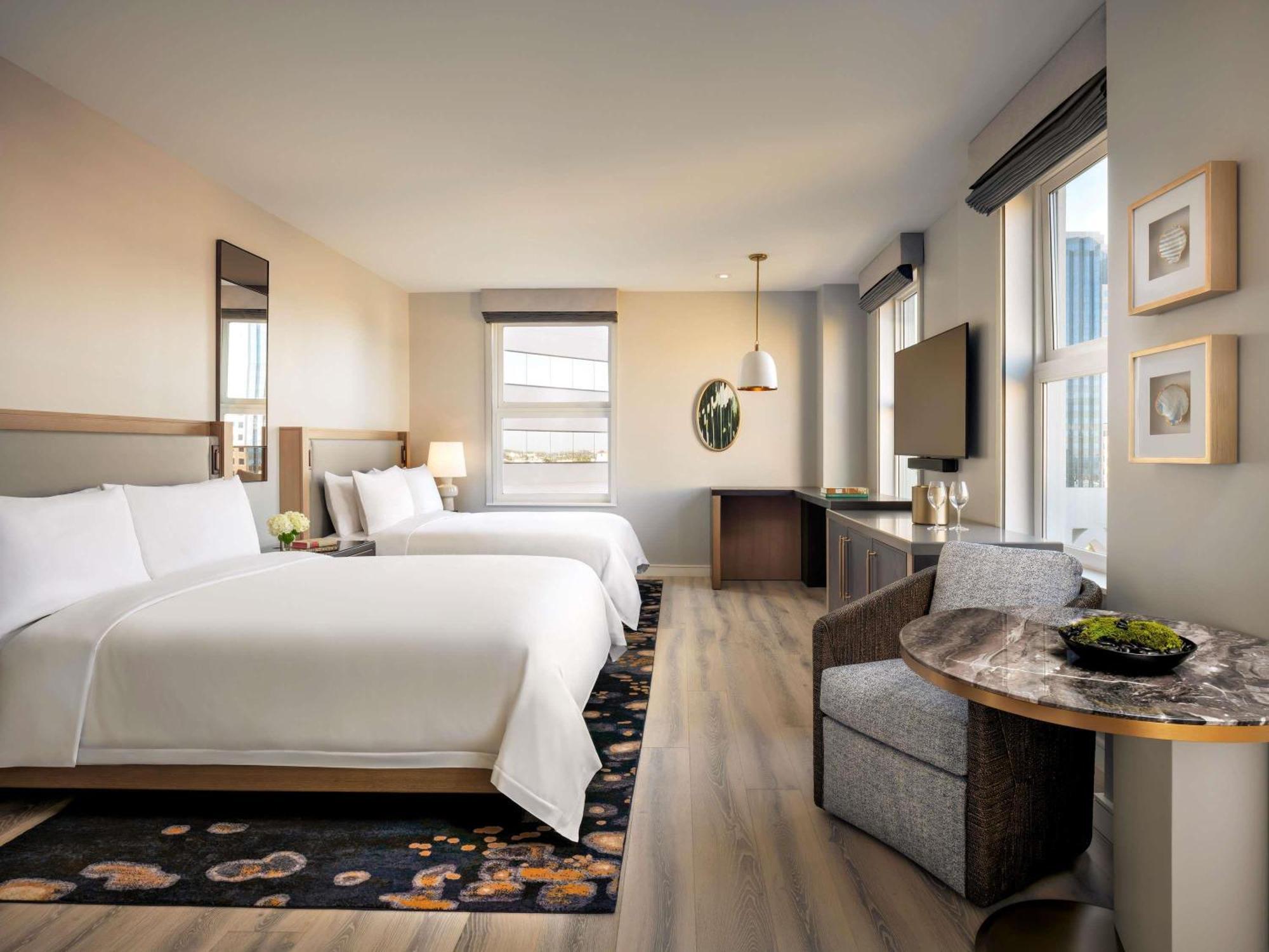 Fairmont Room Two Queen Beds City View Hearing Access
